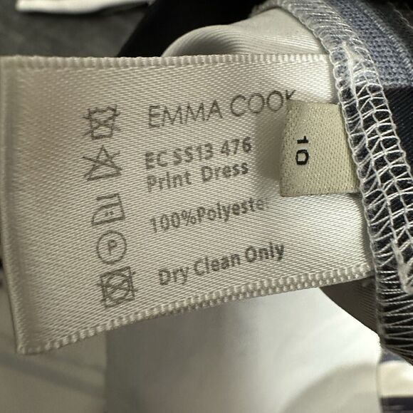 Emma Cook So Surreal Shift Dress Women 10 Pearls Floral Boat Neck Half Sleeve - Picture 8 of 13